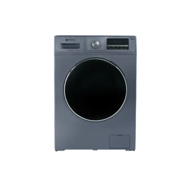 MOTOROLA 8 kg Super Steam Technology Fully Automatic Front Load Washing Machine with In-built Heater Blue  (MTFL805NHNJB)